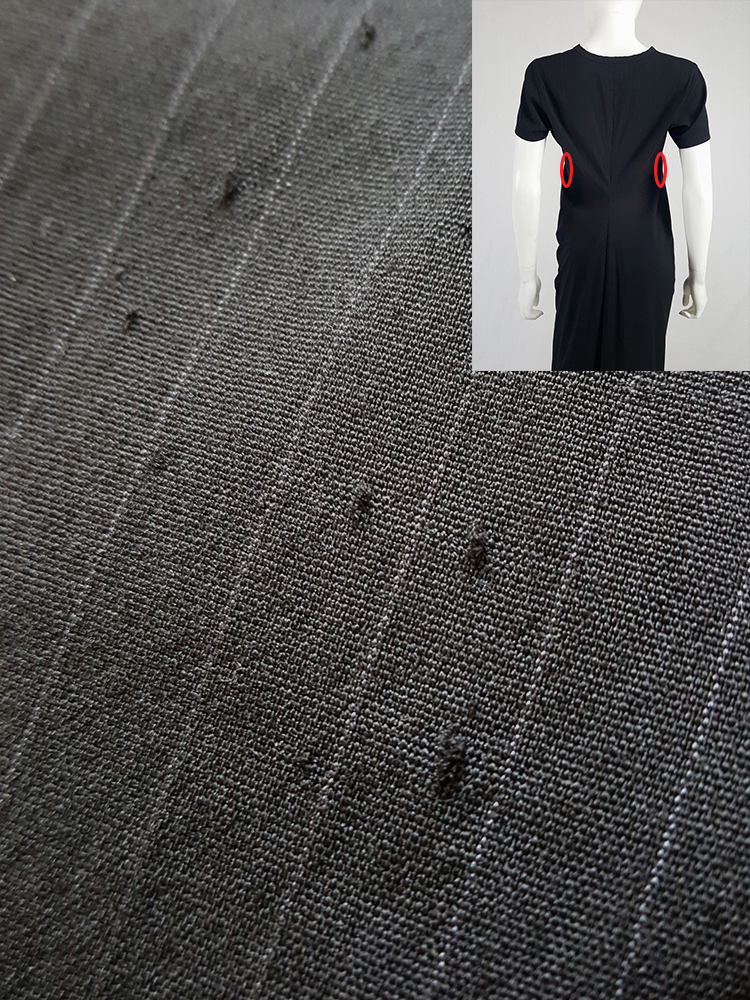 Comme des Garçons robe de chambre black deformed maxi dress Comme des Garçons robe de chambre black deformed maxi dress