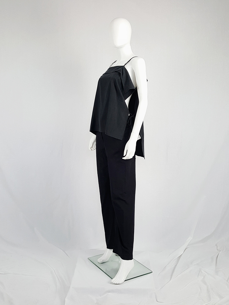 トップス OHOTORO Pleated Cami Top black pleated cami top | OHOTORO