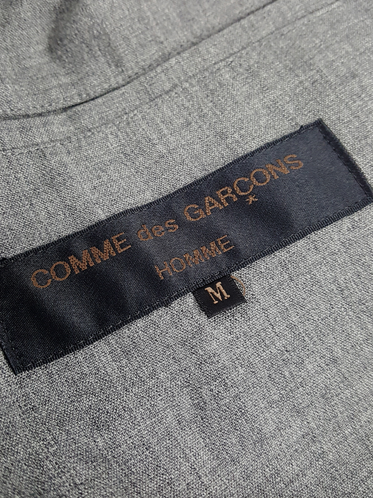 Comme des Garçons Homme grey bomber jacket — AD 1997 Comme des Garçons Homme grey bomber jacket — AD 1997