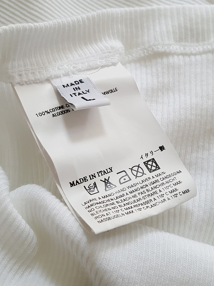 美品★Martin Margiela★白タグ　ベアトップ・チューブトップ　S Maison Margiela（旧Maison Martin Margiela）（ベアトップ