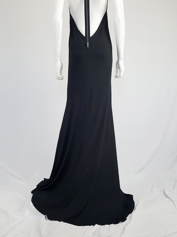 green emerald velvet dress Eva Long Open Back Dress – Antonioli.eu main image 1