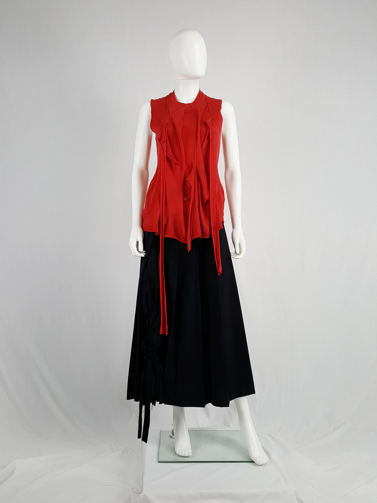 ワンピース RED SUWAN tricot COMME des GARCONS Nylon Half Tricot Dress by Comme des Garçons Girl- La Garçonne