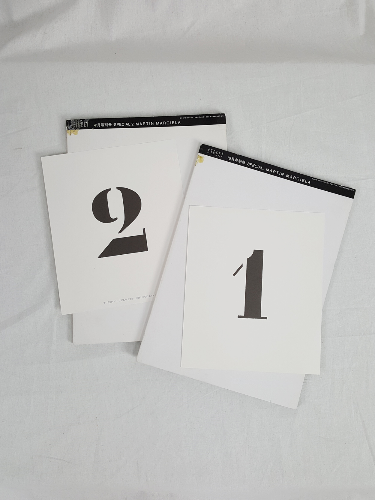 Maison Martin Margiela STREET special books 1 & 2 — 1995