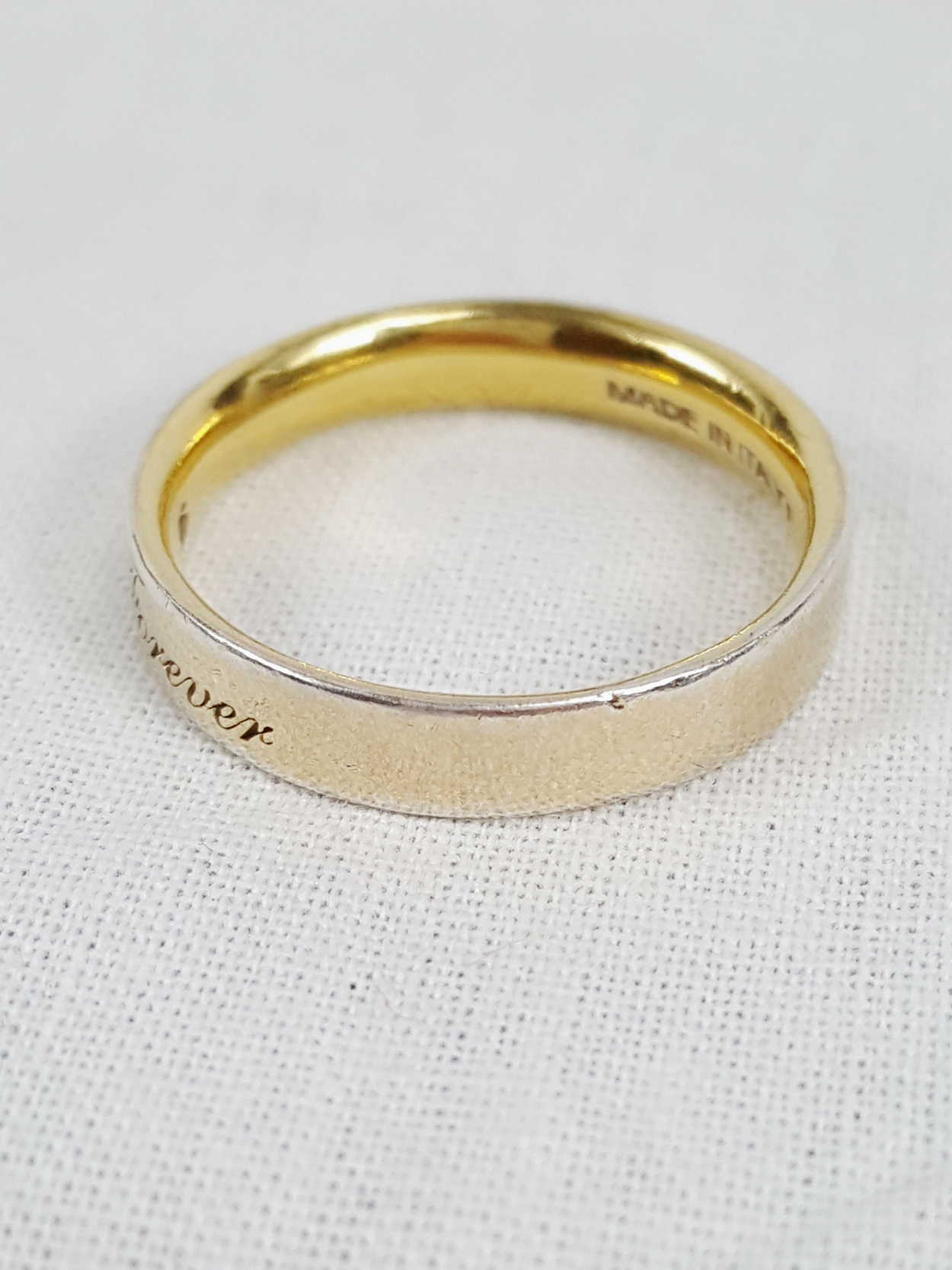 Maison Martin Margiela gold ring 