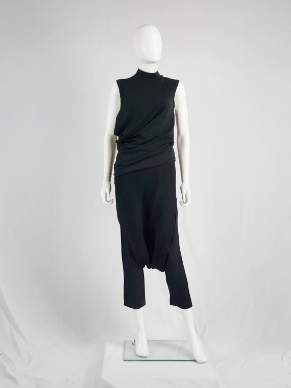Comme des Garçons black top stretched out on one side — AD