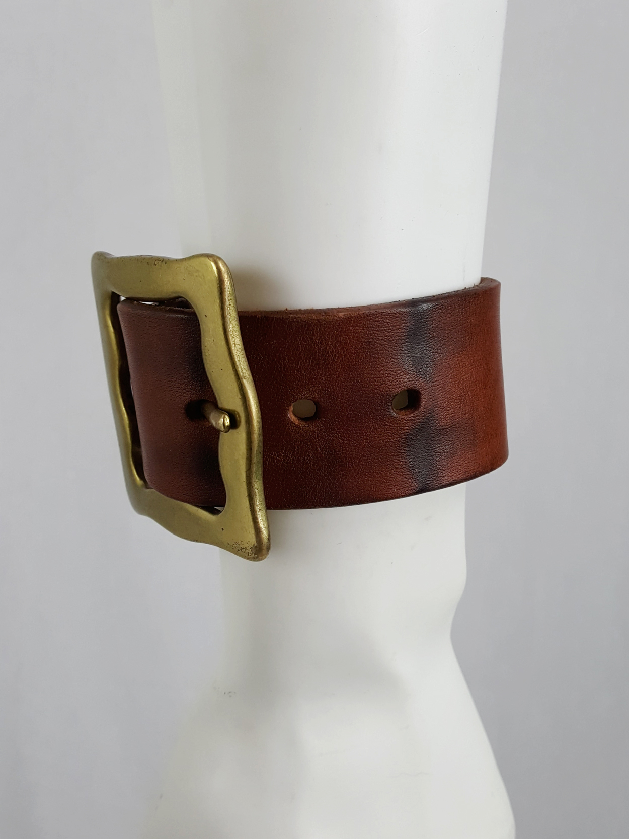 Maison Martin Margiela brown belt as bracelet — spring 2009  display picture 1