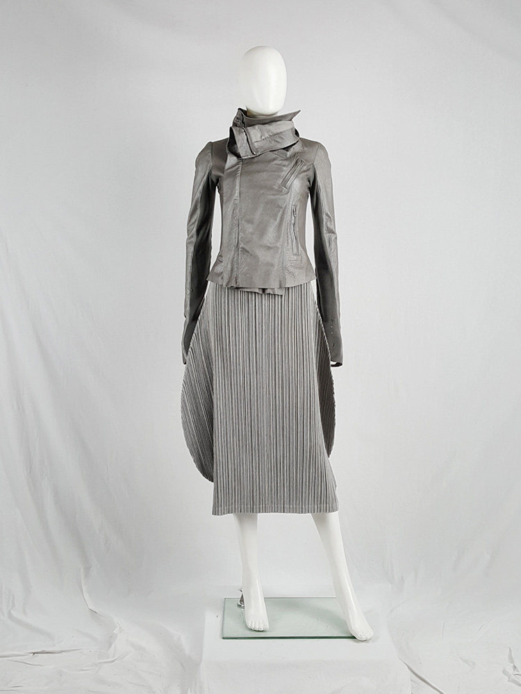 PLEATS PLEASE ISSEIMIYAKE archive グレー Issey Miyake Pleats Please grey pleated circular skirt