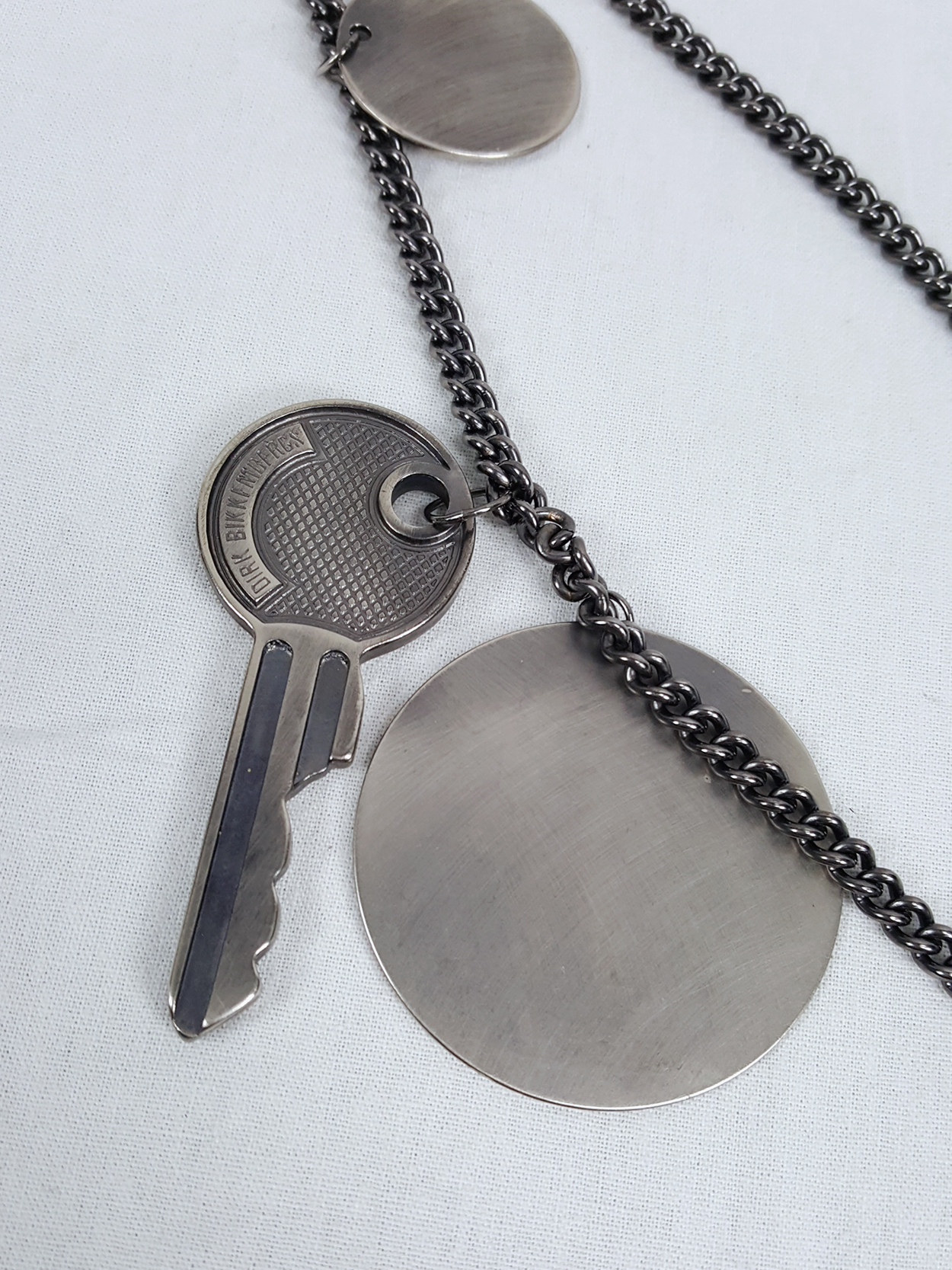 アクセサリー DIRK BIKKEMBERGS Dirk Bikkembergs Fall/Winter 1997 Leather Tie holder Chain