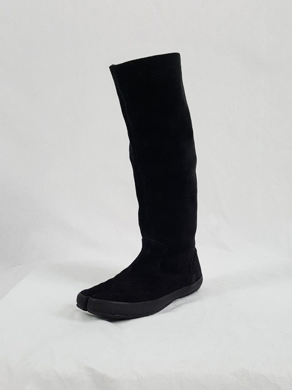 Maison Martin Margiela 6 black tall tabi boots (38) — spring 2003