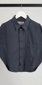 Maison Martin Margiela artisanal blue circle shirt — spring