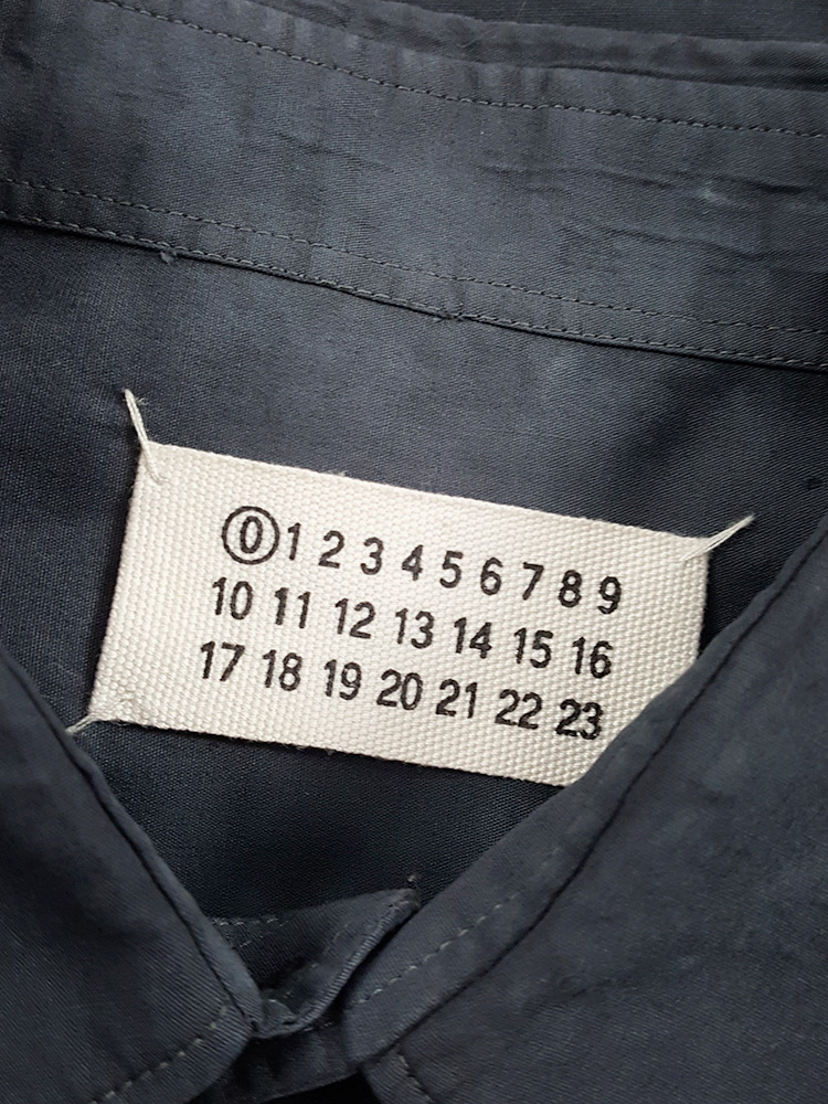 Maison Martin Margiela artisanal blue circle shirt — spring Maison Martin Margiela artisanal blue circle shirt — spring