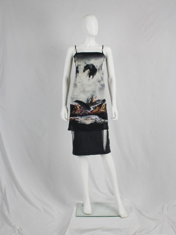 Maison Martin Margiela ×  スリーピース Maison Martin Margiela grey woven top with loose threads and