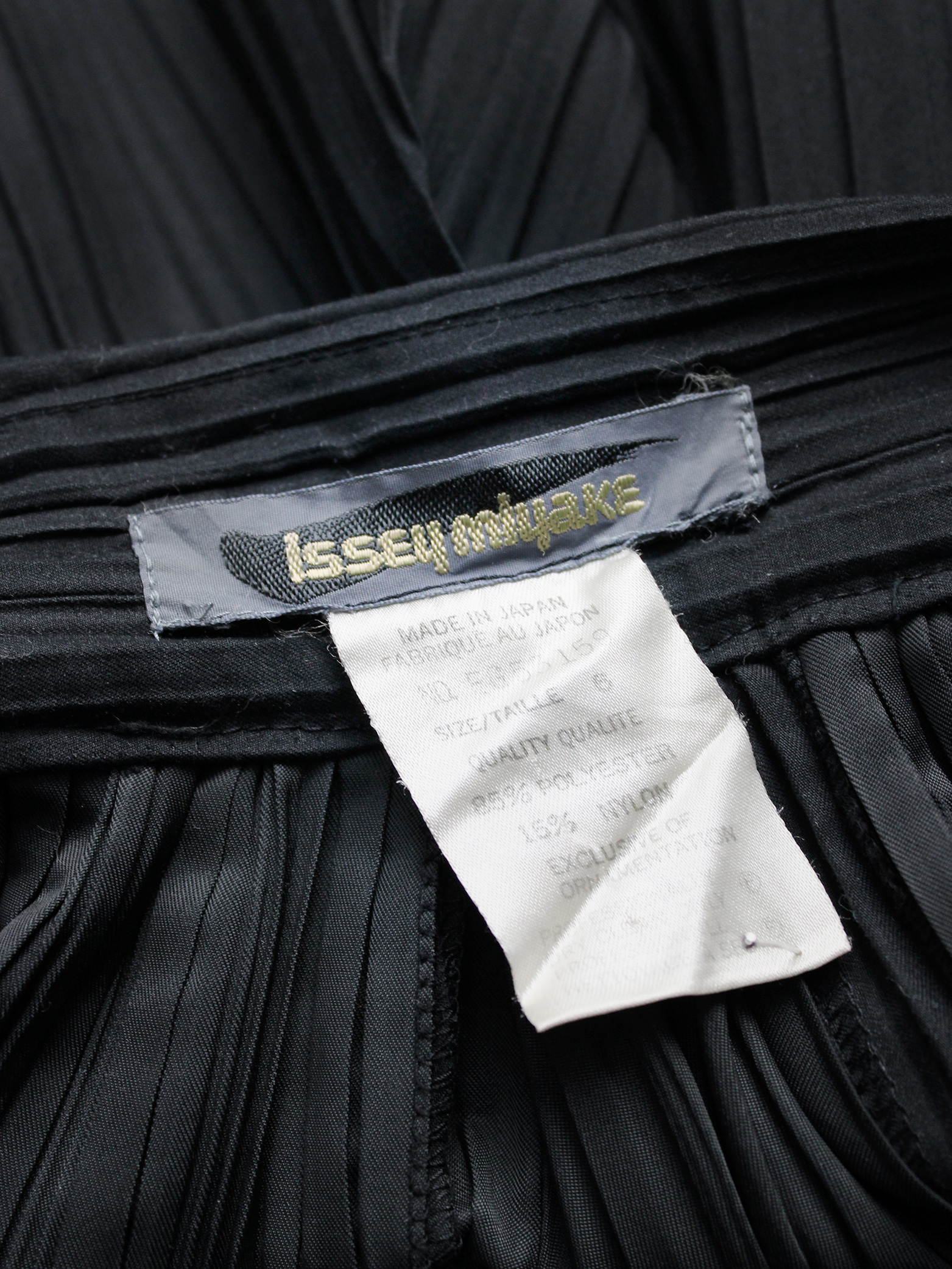 希少★ISSAY MIYAKE ビンテージスカート Issey Miyake S/S 2008 Archival Runway Pleated Geometric