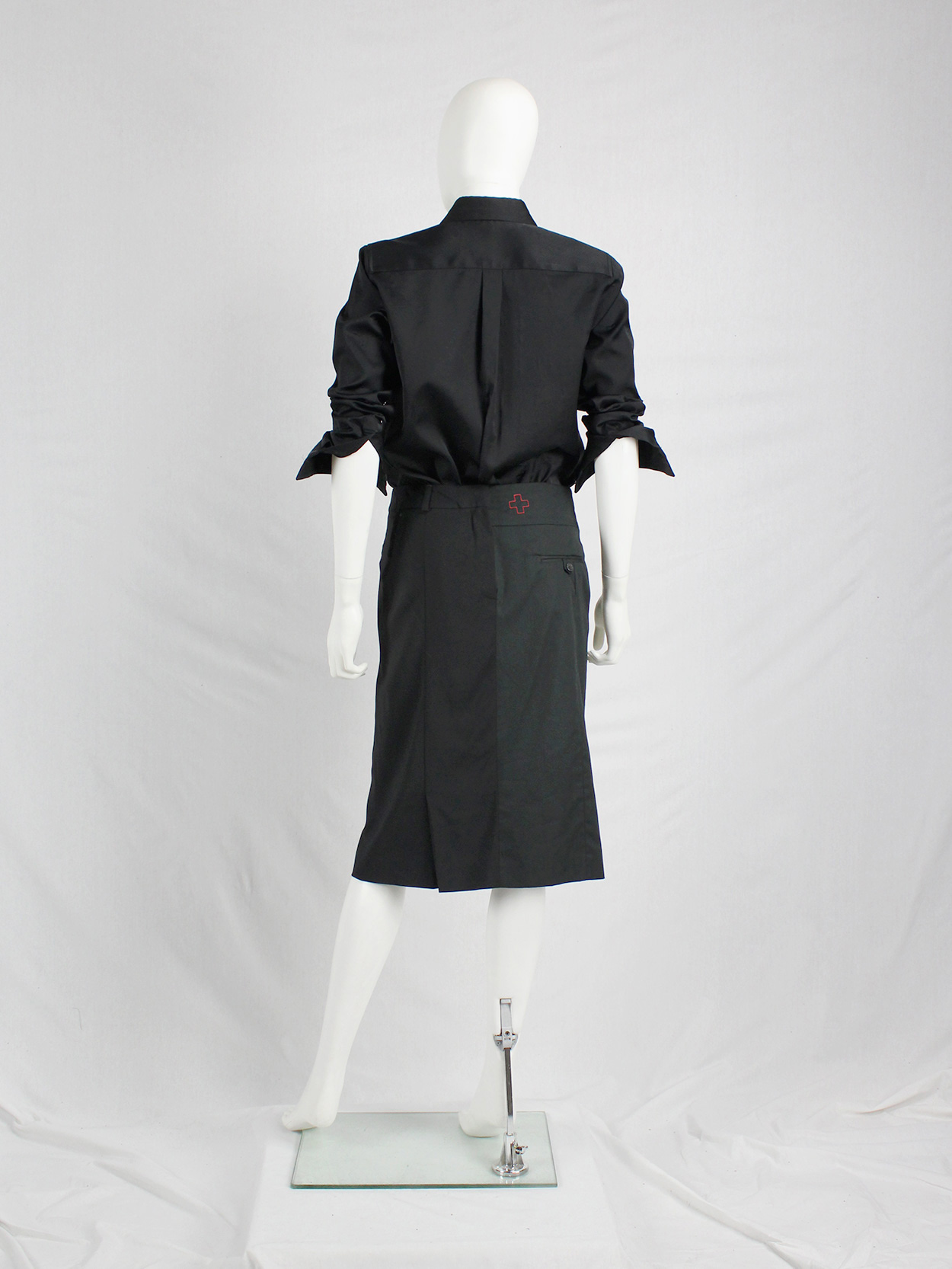 00s STAR Skirt BLACK 150 ポーカーズ　archive Vaquera: Women's Runway Star Skirt (Black) | DSML E-SHOP