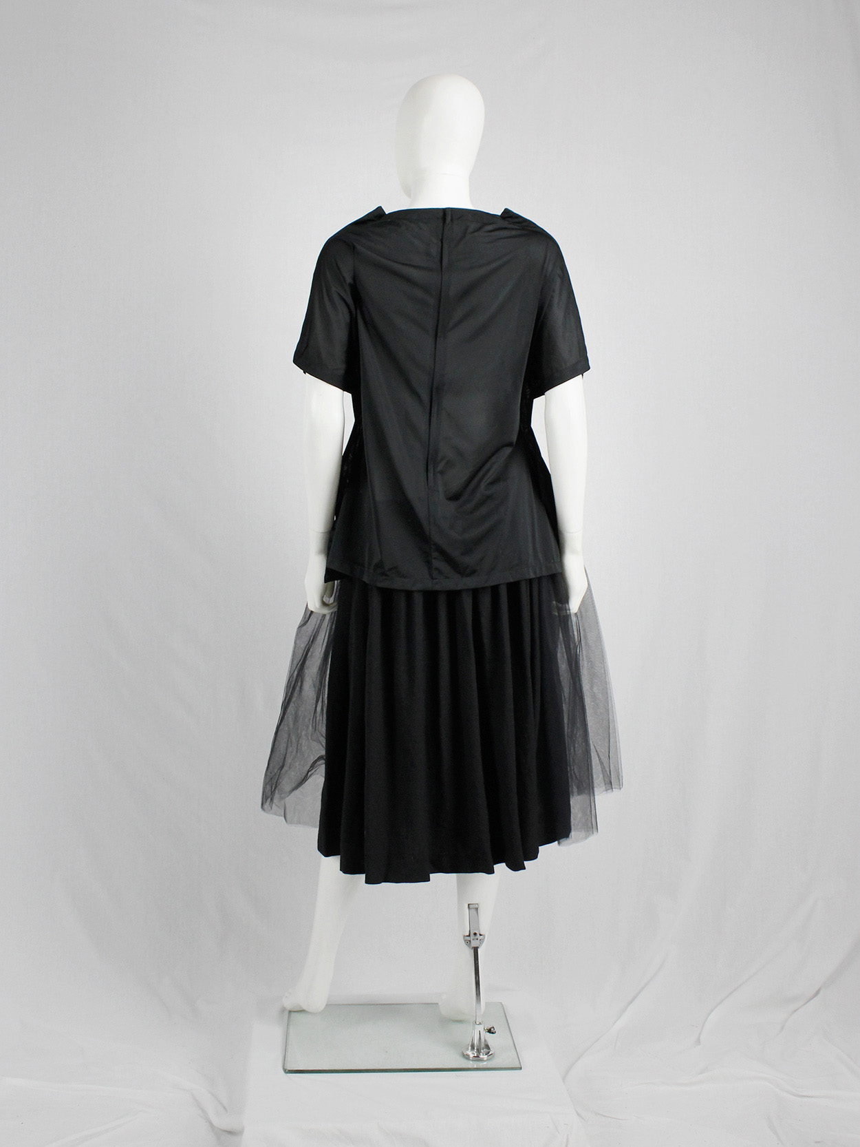 COMME des GARÇONS リボンデザイン スカート 187 コムデギャルソン リボン フリル チュール ロングスカート