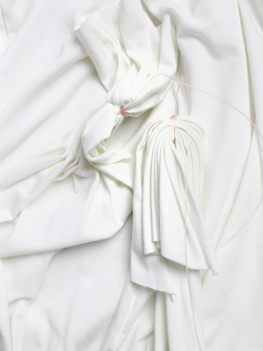 Maison Martin Margiela white floating dress with invisible straps