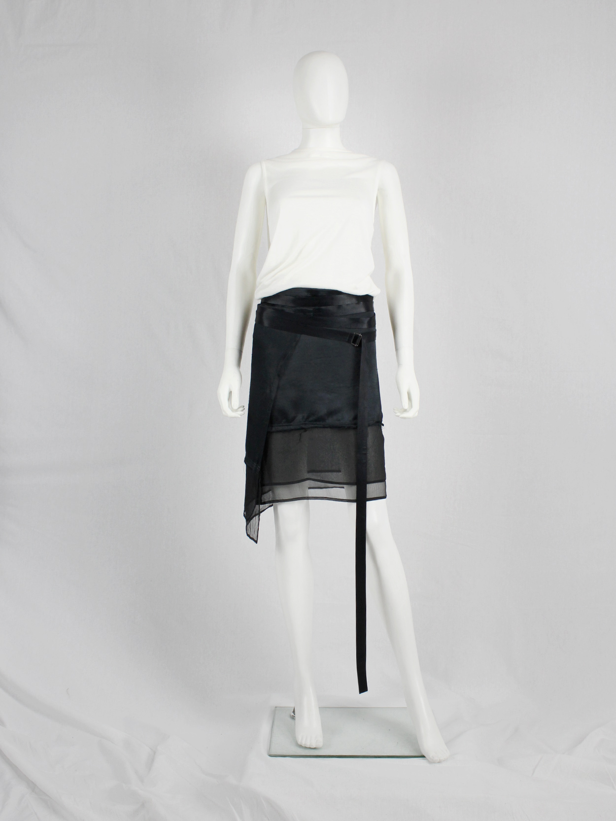 スカート ANN DEMEULEMEESTER 'Janita' skirt Black Ann Demeulemeester Black Janita Maxi Skirt Ann Demeulemeester
