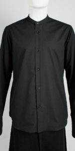 Maison Martin Margiela black shirt with detacheable collar — fall