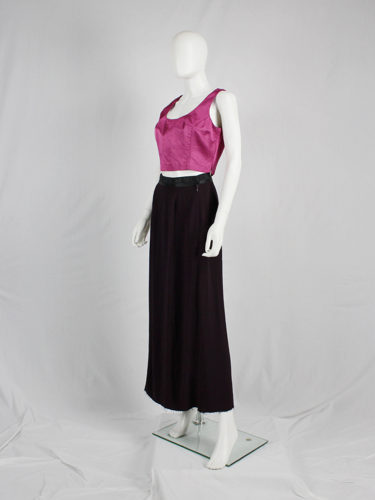 トップス MAISON MARGIELA Draped-panel bustier top 19012934_52405343_600.jpg