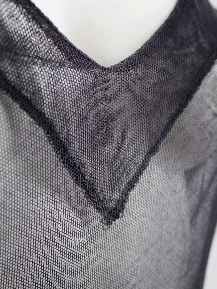 vaniitas Maison Martin Margiela reproduction of a spring 1991 black sheer dress spring 1994 (8)