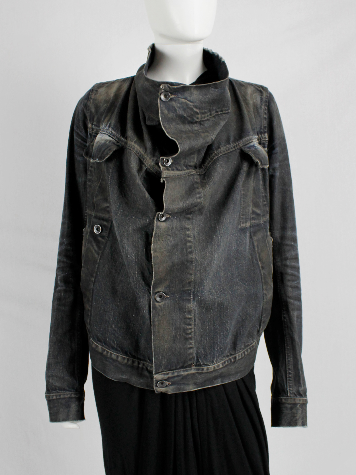 ジャケット・アウター Rick Owens DRKSHDW Denim Jacket DRKSHDW | SLIM STRETCH DENIM TRUCKER JACKET SKY ジャケット