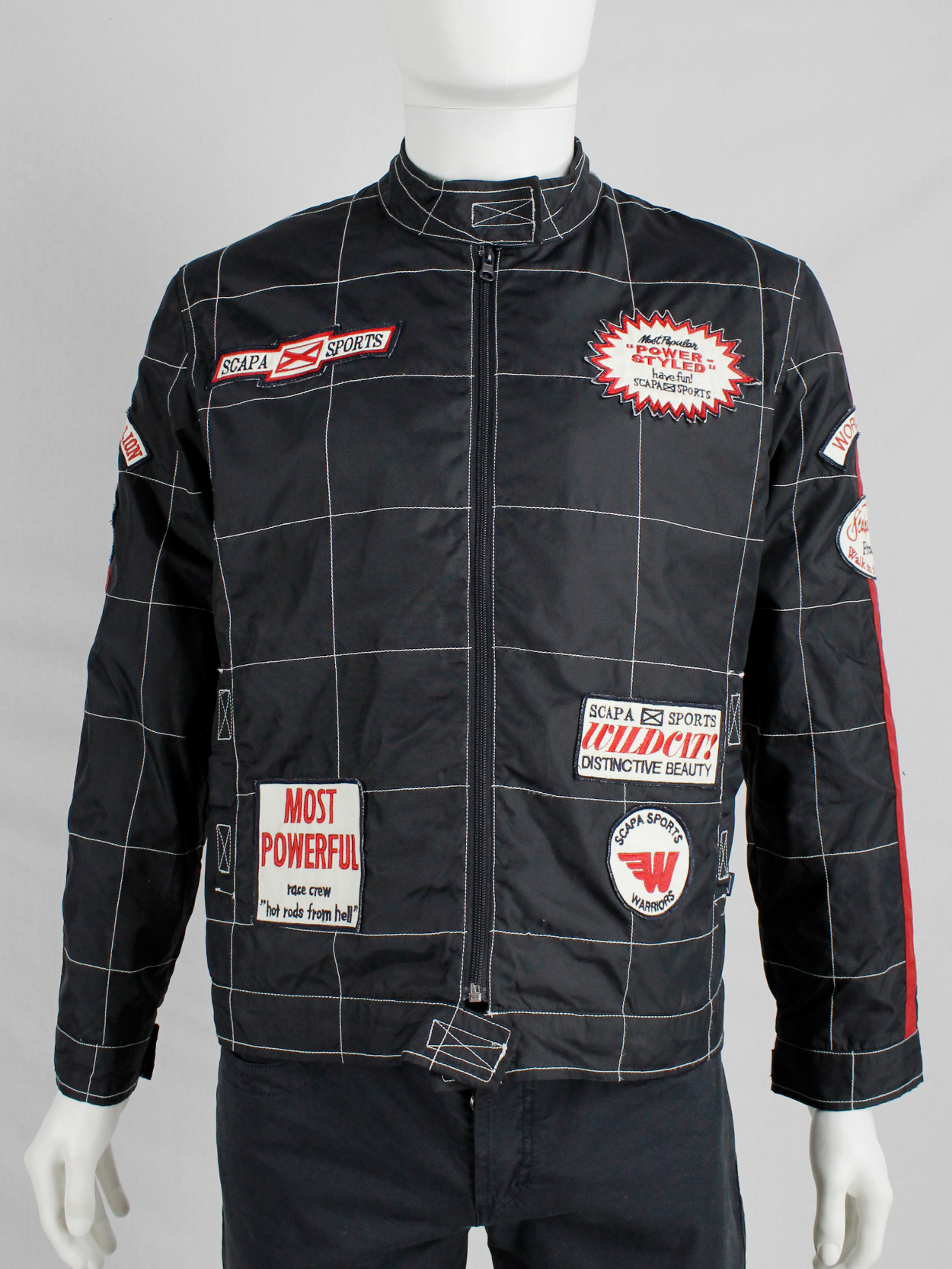 Walter Van Beirendonck for Scapa dark blue 'Formula 1
