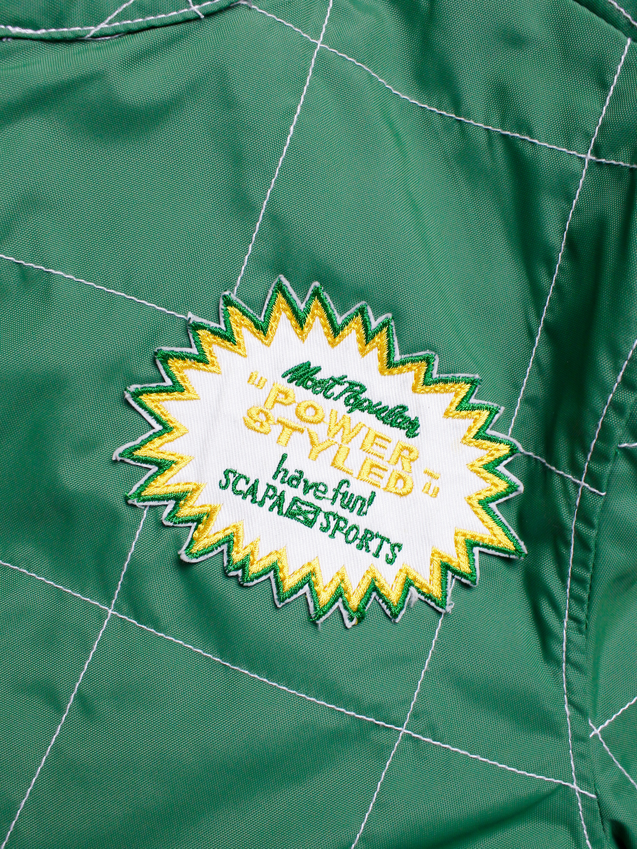 Walter Van Beirendonck for Scapa green 'Formula 1' racing
