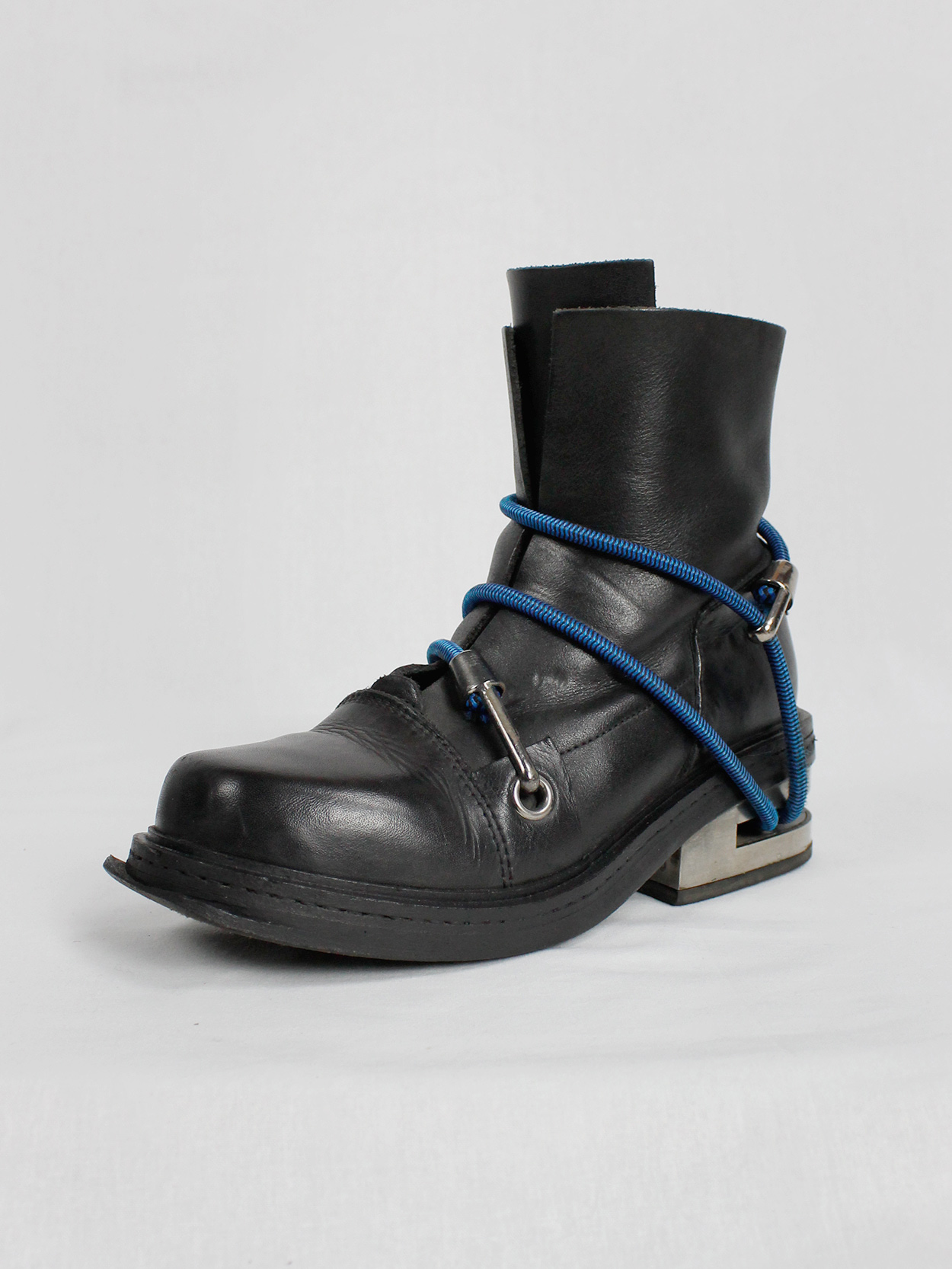 Dirk Bikkembergs スラックス Dirk Bikkembergs Buckled Tall Boots – Vertical Rags
