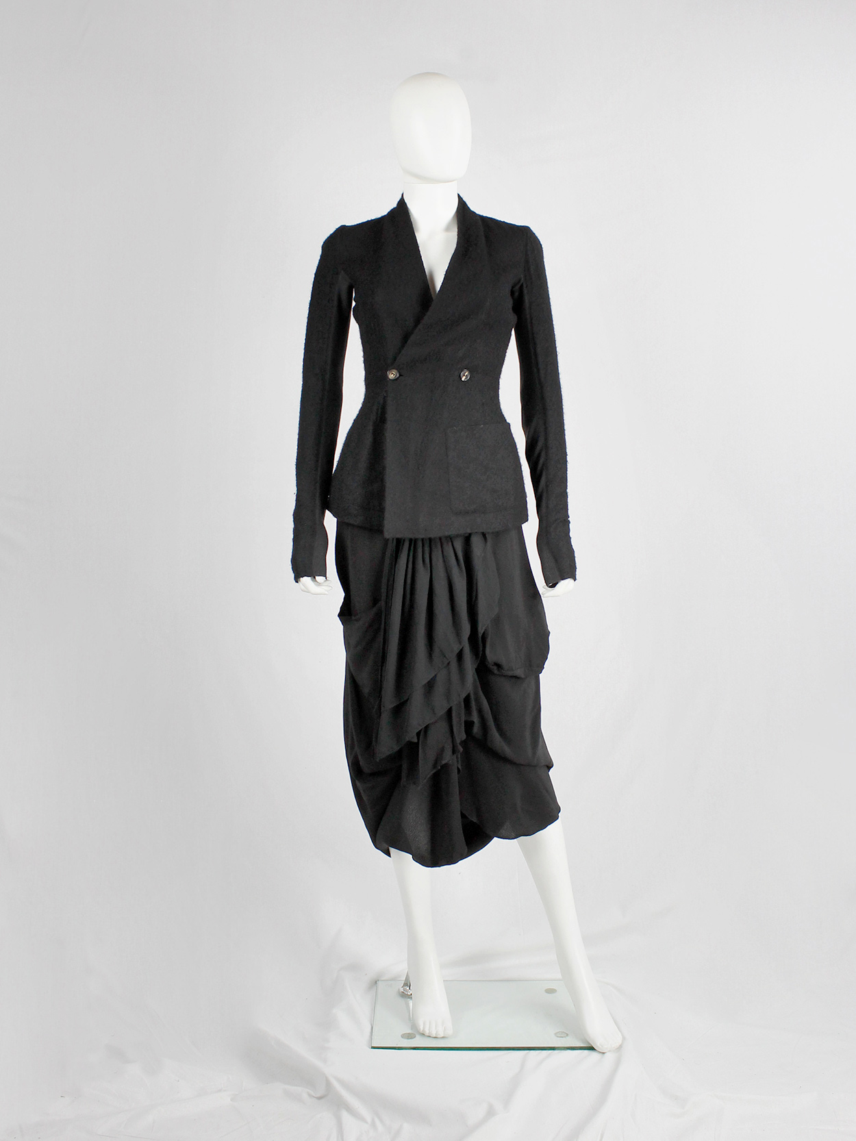 スカート Rick Owens - design layered skirt Rick Owens - design layered skirt