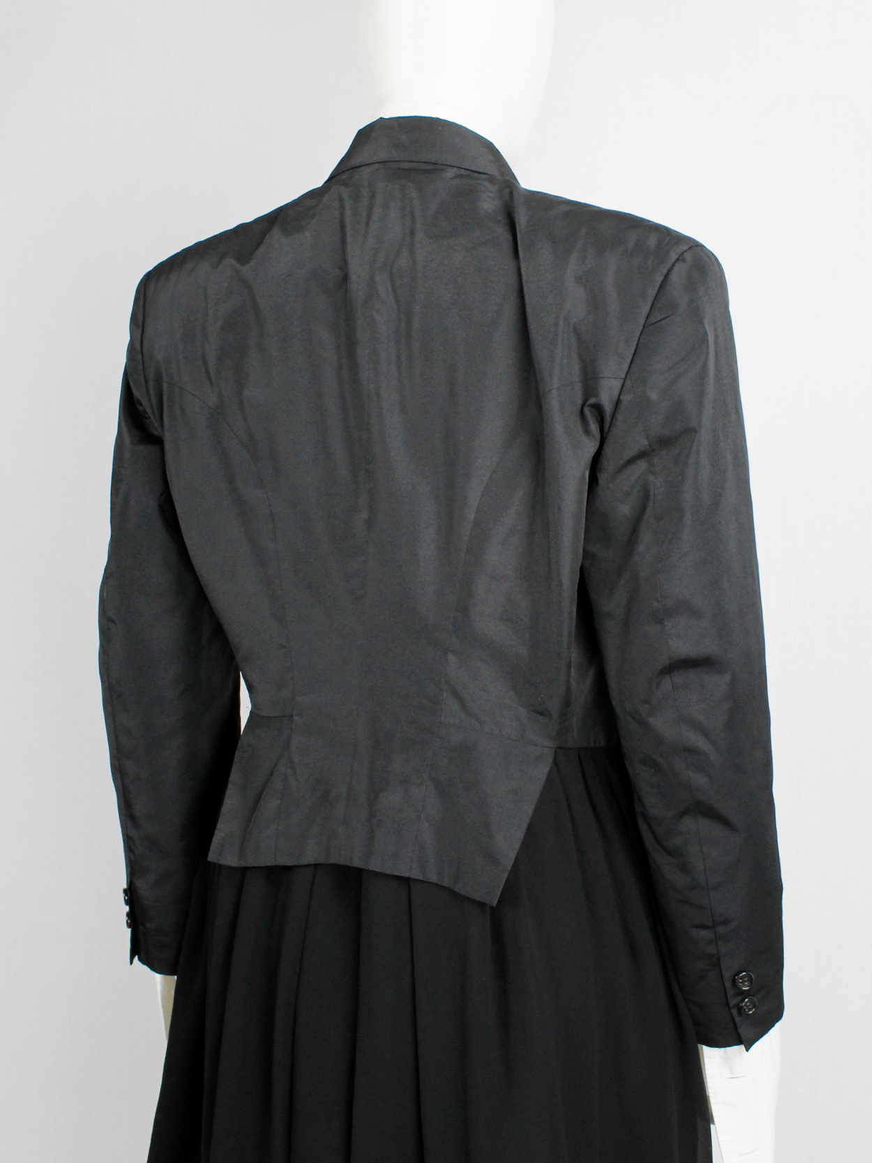 Comme des Garçons black tailcoat with attached inner Comme des Garçons black tailcoat with attached inner