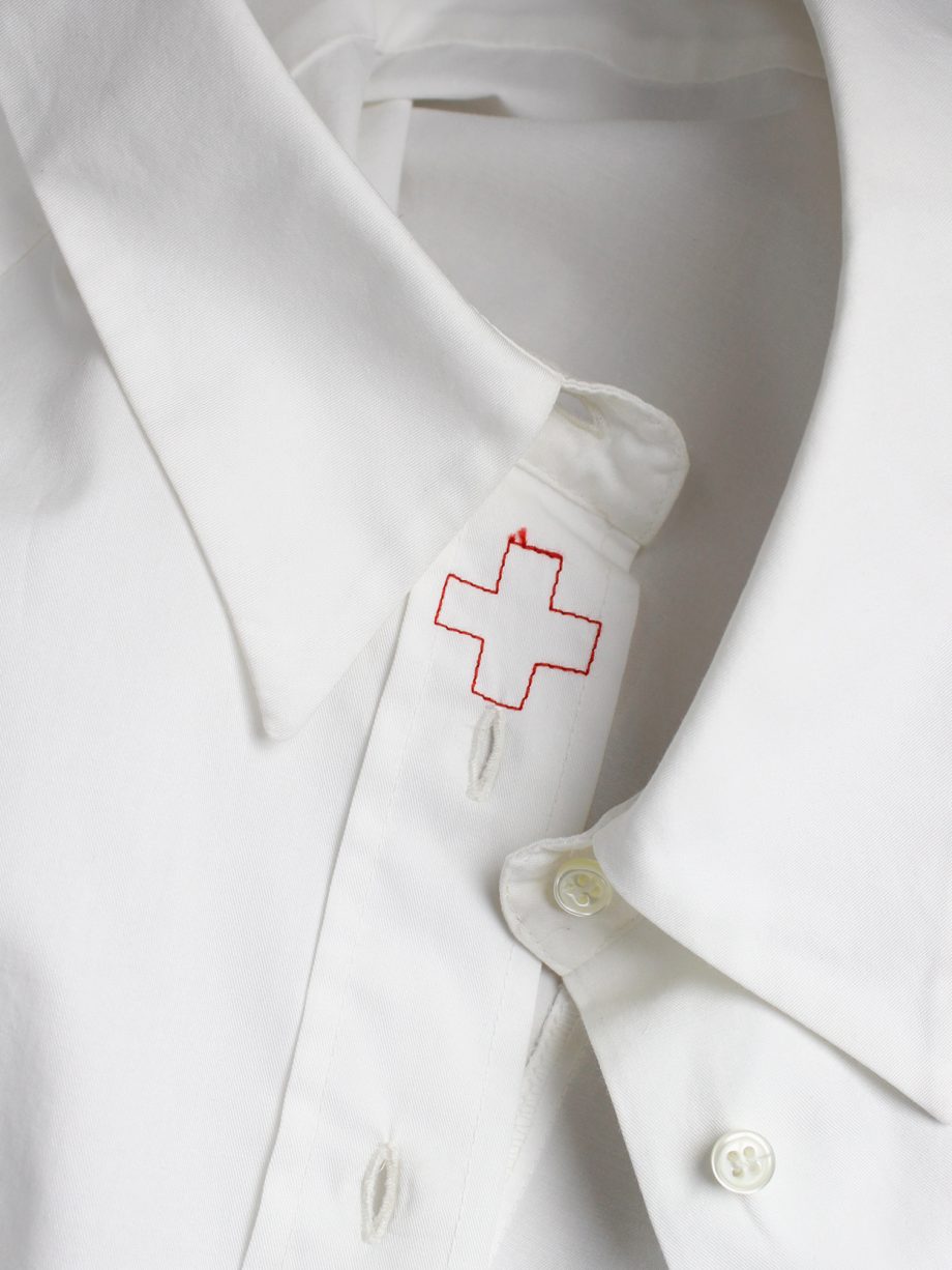 af Vandevorst white backwards worn shirt fall 2002 (5)