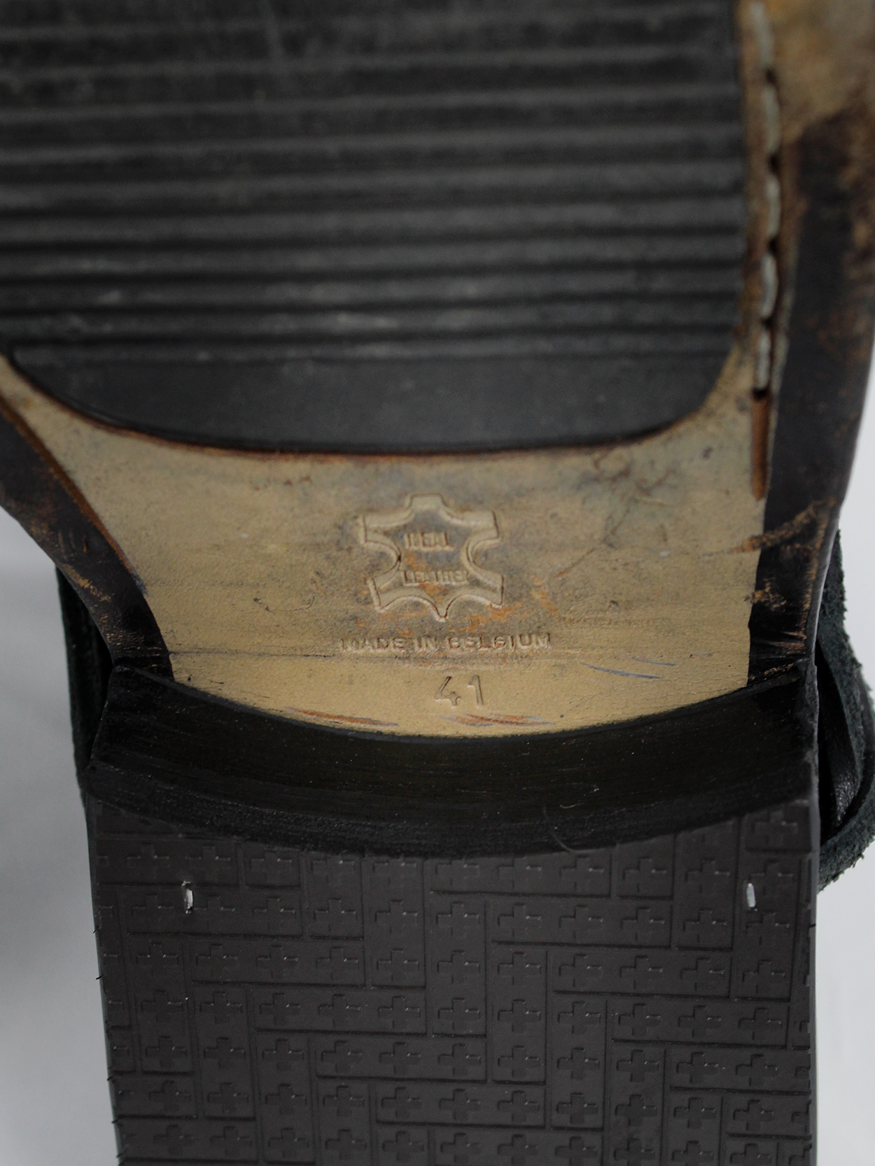 Dirk Bikkembergs black cut out mountaineering boots with laces 