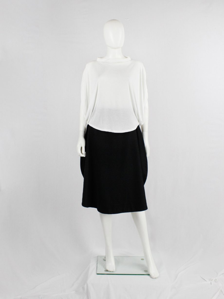 Maison Martin Margiela white two-dimensional circular top
