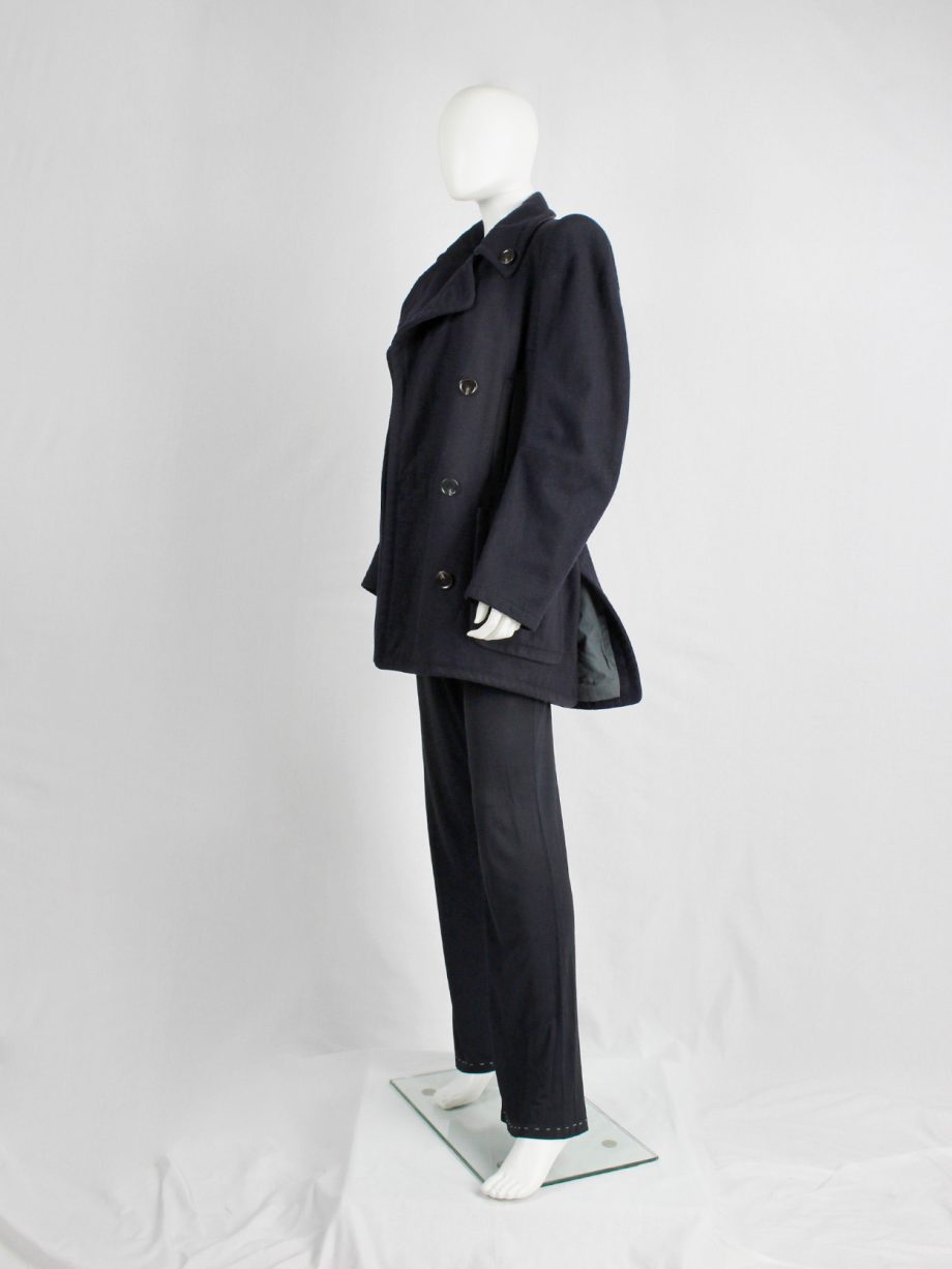 Maison Margiela♡Cotton Stole Navy ストール MM6 by Maison Martin Margiela Scarves and mufflers for Women
