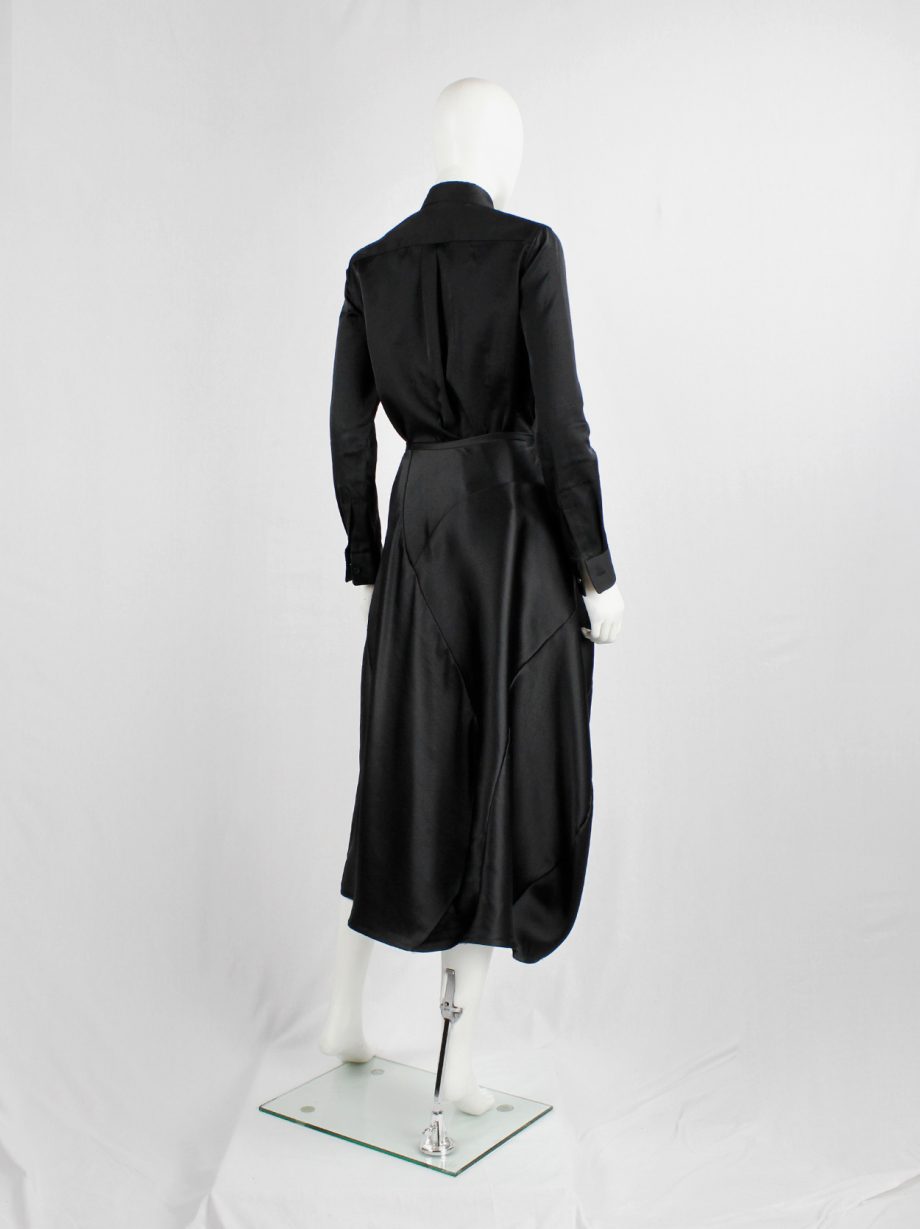 Comme des Garçons tricot black maxi skirt with bubble-shaped volume AD 1999 (5)