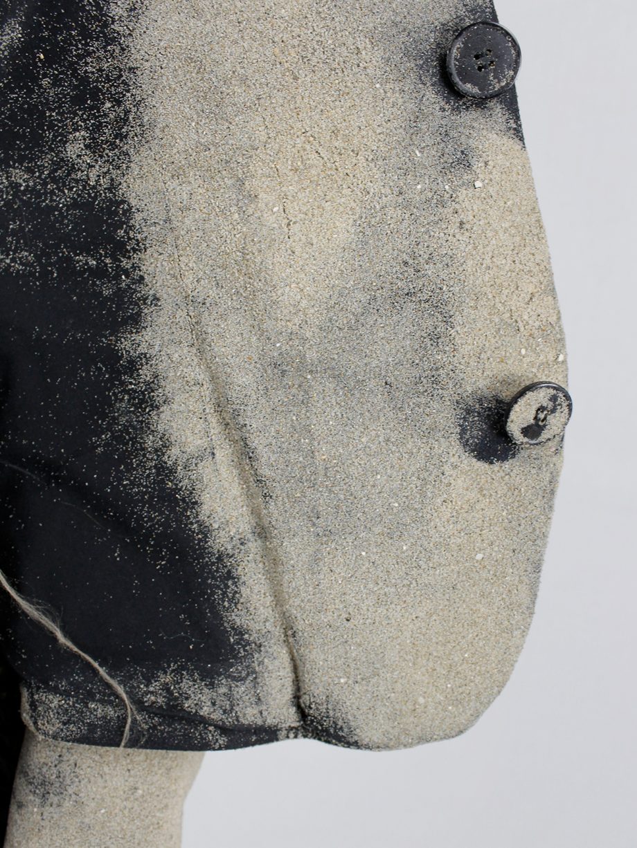 af Vandevorst beige classic blazer fully covered in beach sand spring 2014 (10)