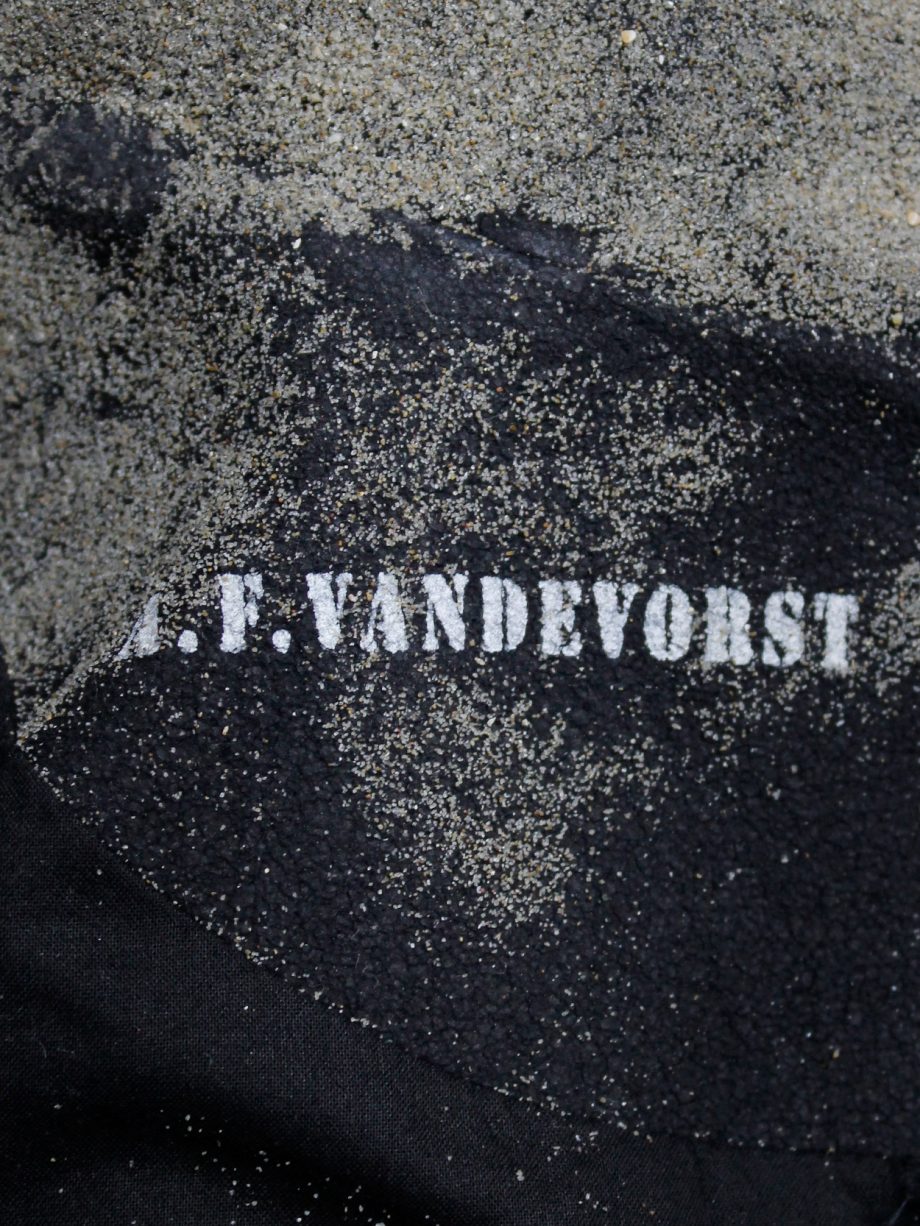 af Vandevorst beige classic blazer fully covered in beach sand spring 2014 (13)