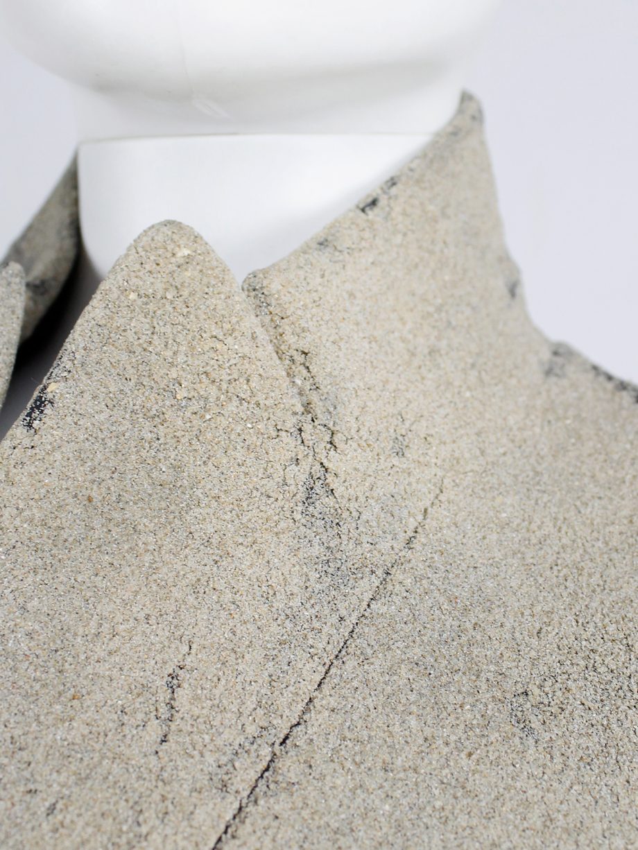 af Vandevorst beige classic blazer fully covered in beach sand spring 2014 (20)