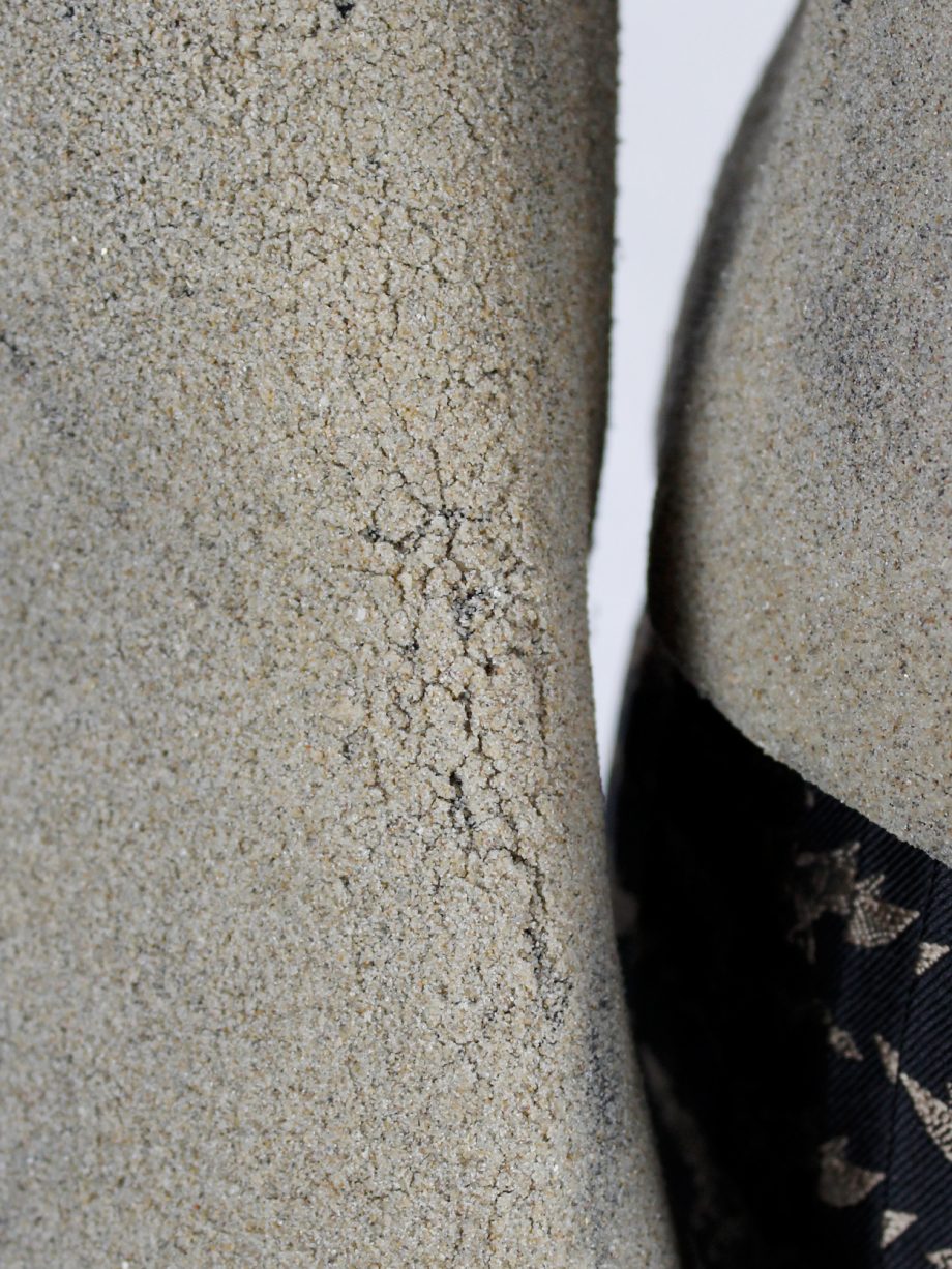 af Vandevorst beige classic blazer fully covered in beach sand spring 2014 (22)