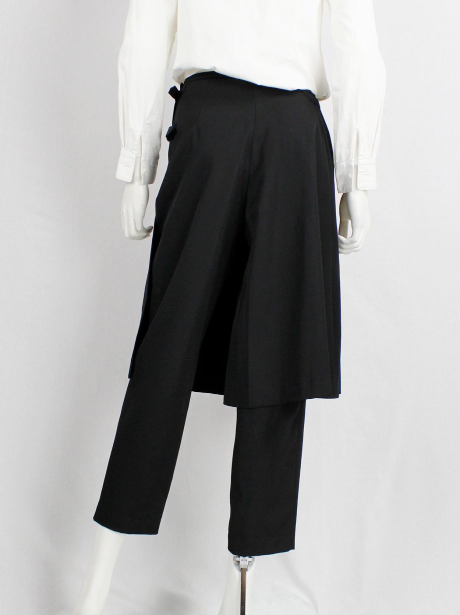 Comme des Garçons Robe de Chambre black trousers with Comme des Garçons Robe de Chambre black trousers with