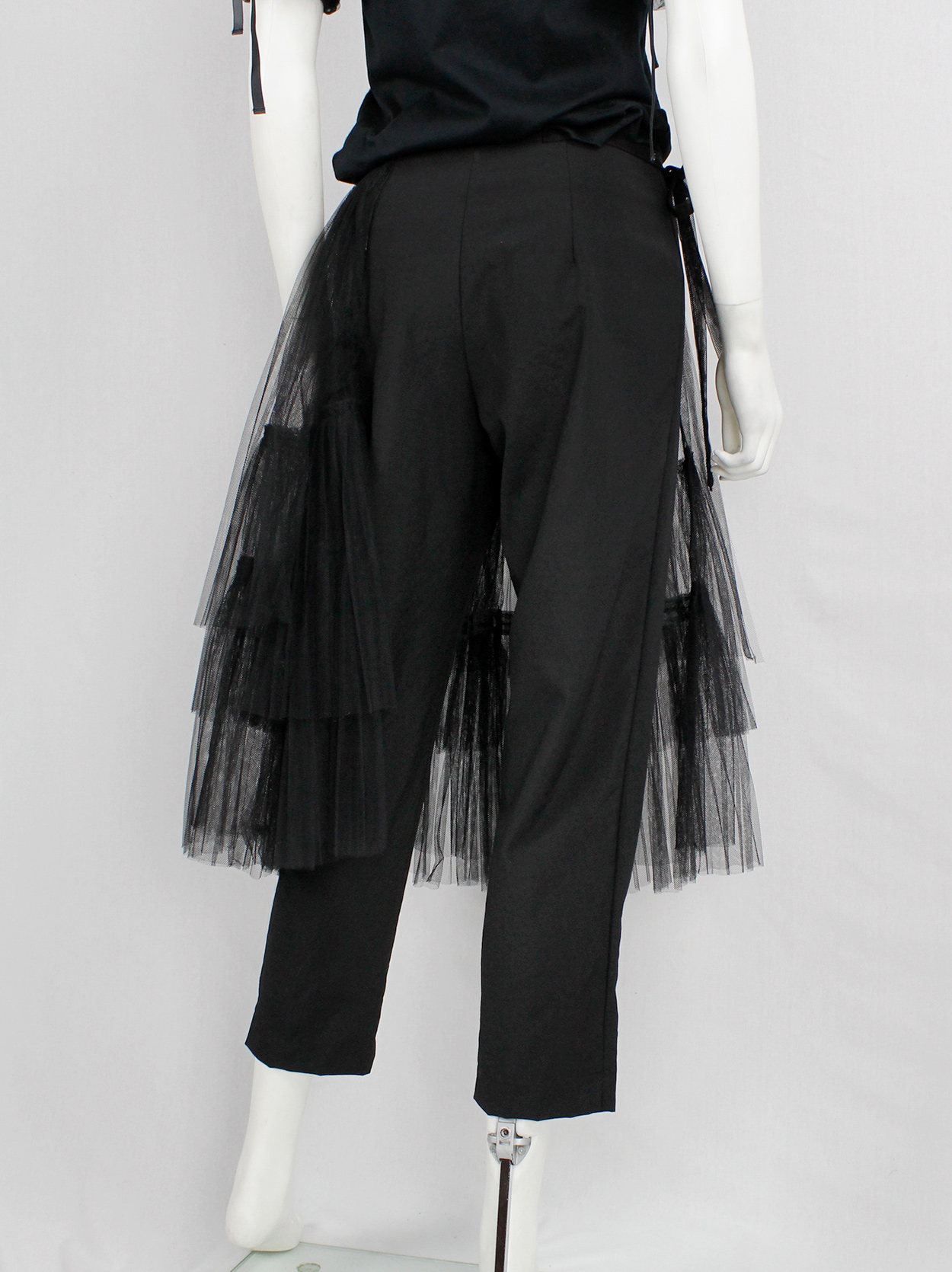 スカート 23AW BLACK COMME des GARCONS tulle skirt Black Comme Des