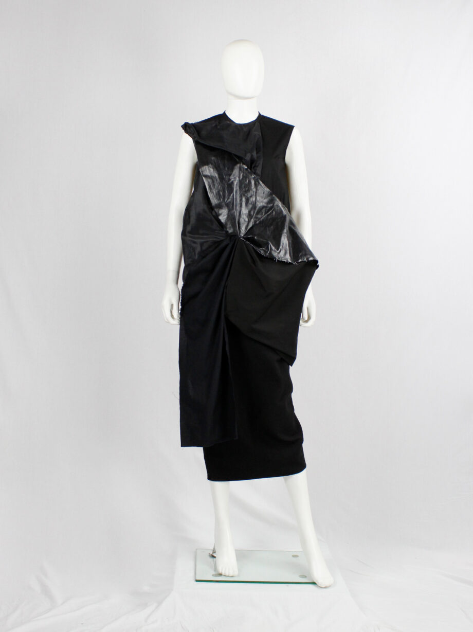 rick owens black and white dress Rick Owens DRKSHDW long-sleeve Maxi Dress | Black