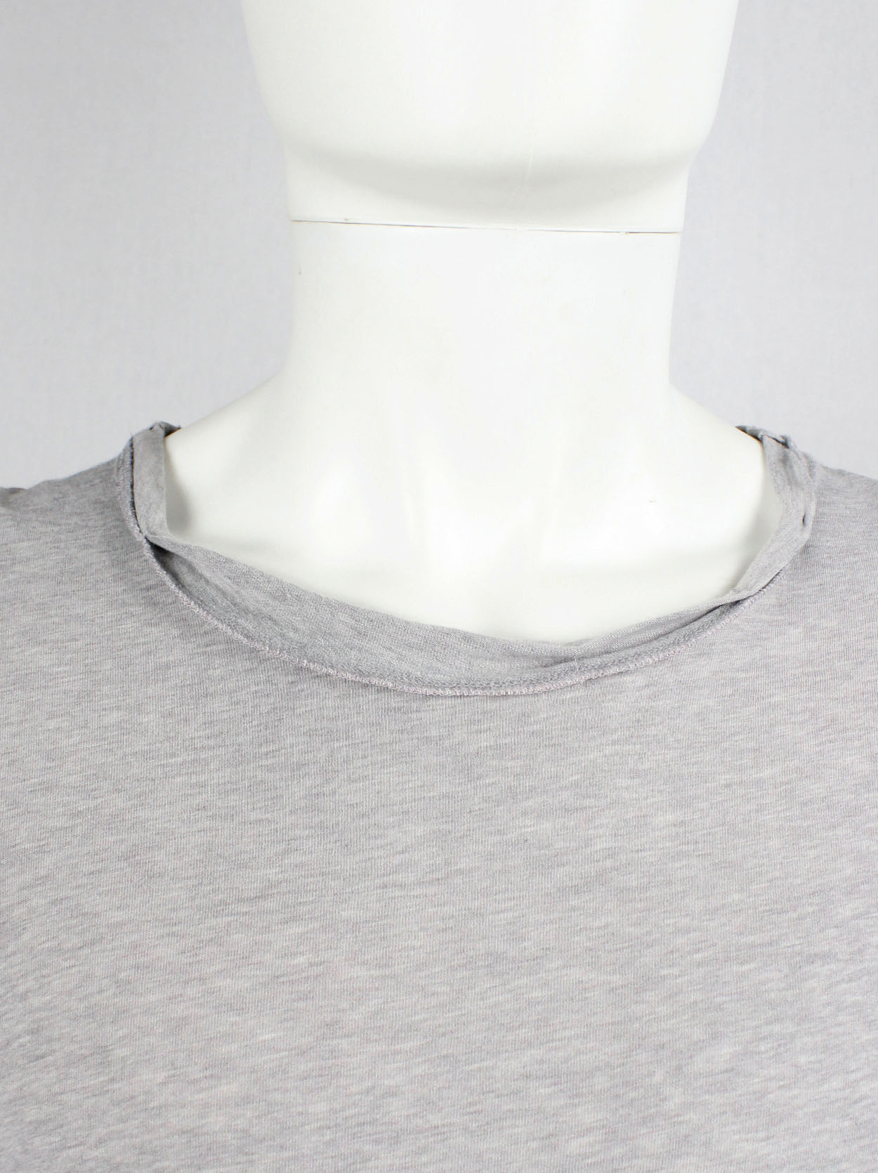 Maison Martin Margiela grey longsleeve tee with loosened Maison Martin Margiela grey longsleeve tee with loosened