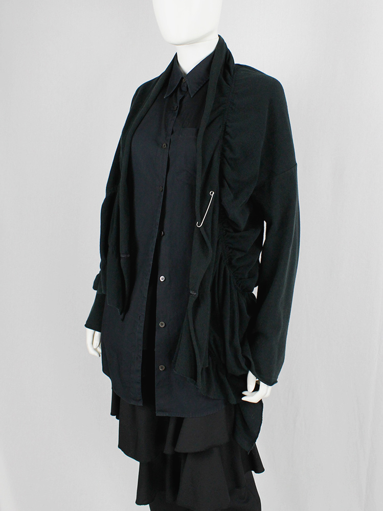 トップス Yohji Yamamoto - black deformed cardigan Y's Yohji Yamamoto black deformed cardigan by scrunched