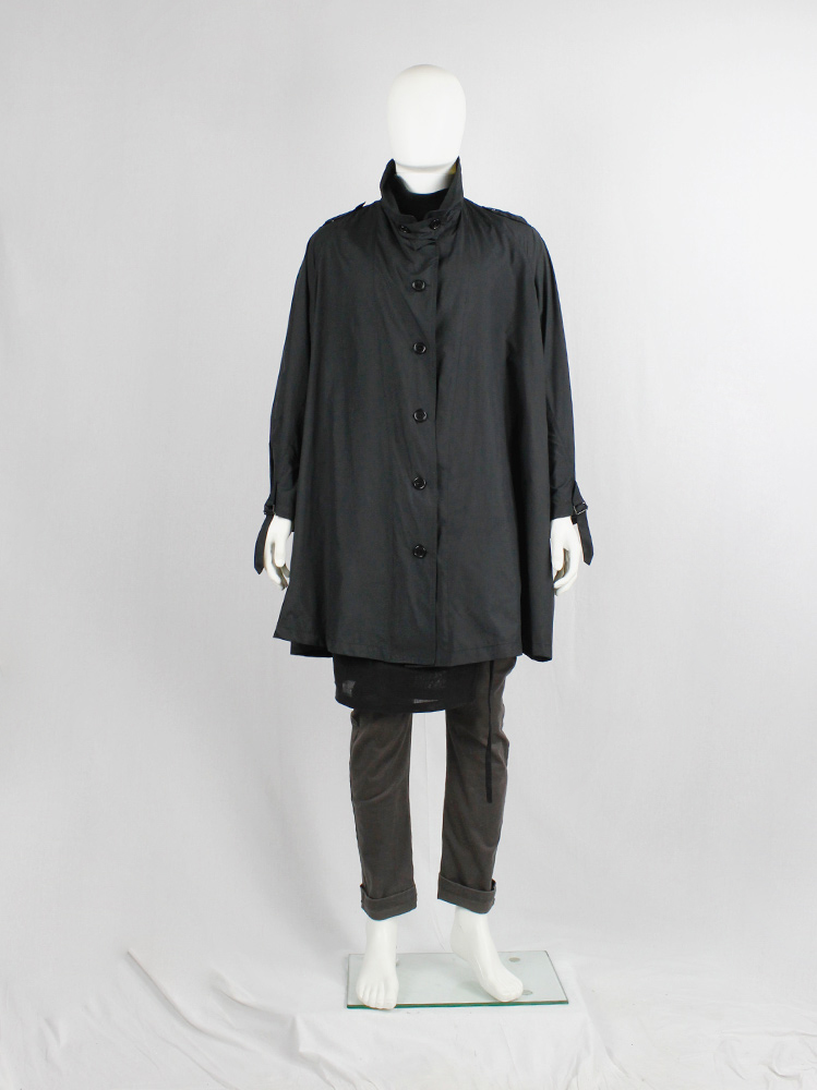 ANN DEMEULEMEESTER ブラック ネクタイ ANN DEMEULEMEESTER ブラック ネクタイ