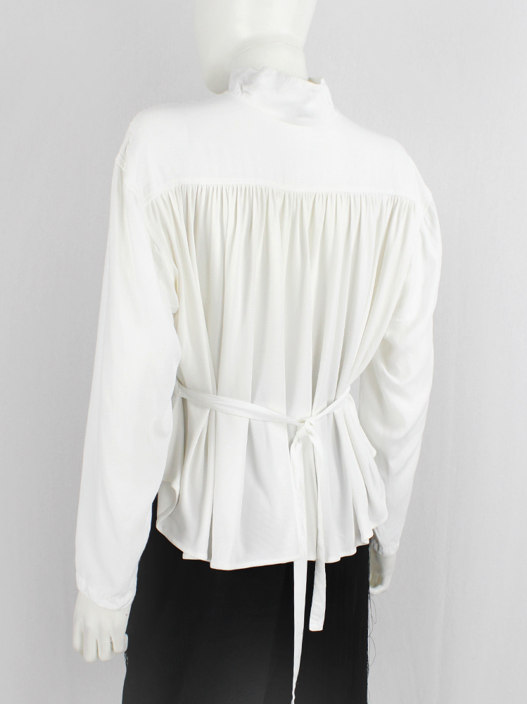 ANN DEMEULEMEESTER 1990's後半 ホワイトシャツ ANN DEMEULEMEESTER 1990´s後半 ホワイトシャツ