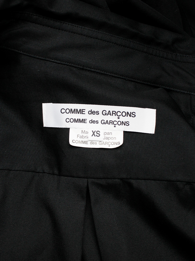 【美品】【クリーニング済み】Black COMME des GARCONS Comme Des Garcons black quilted bomber jacket - The AP Archive