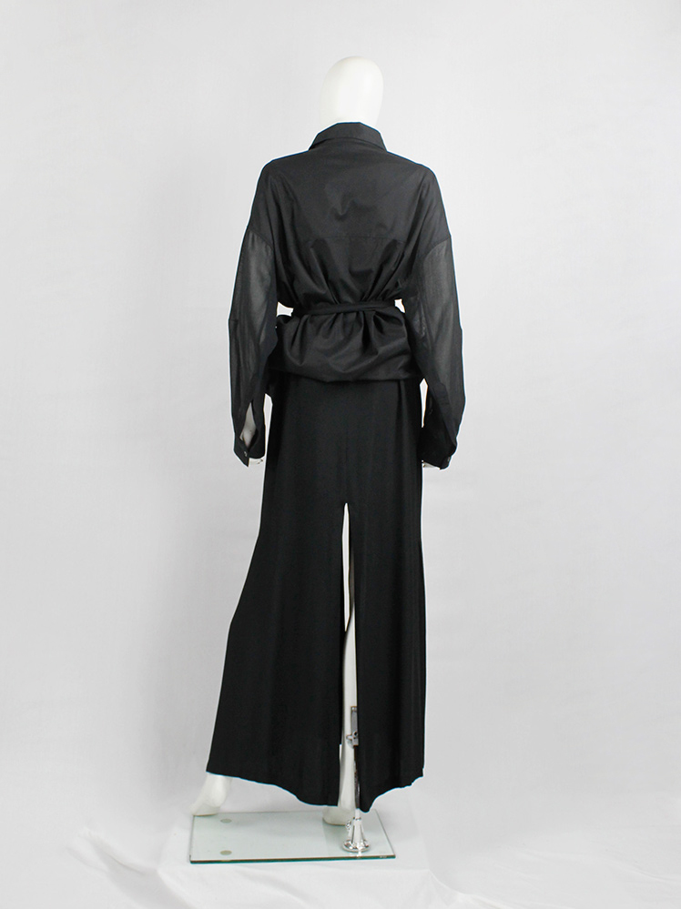 ジャケット・アウター ANN DEMEULEMEESTER gather light coat ANN