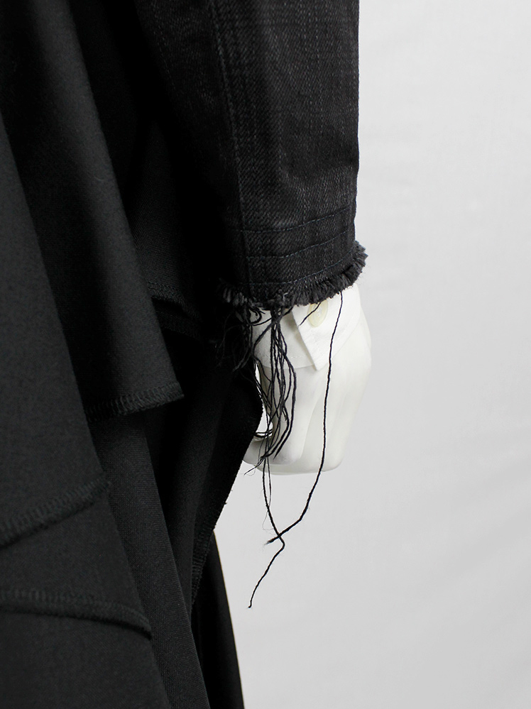 Y's Yohji Yamamoto dark blue denim cropped bolero jacket