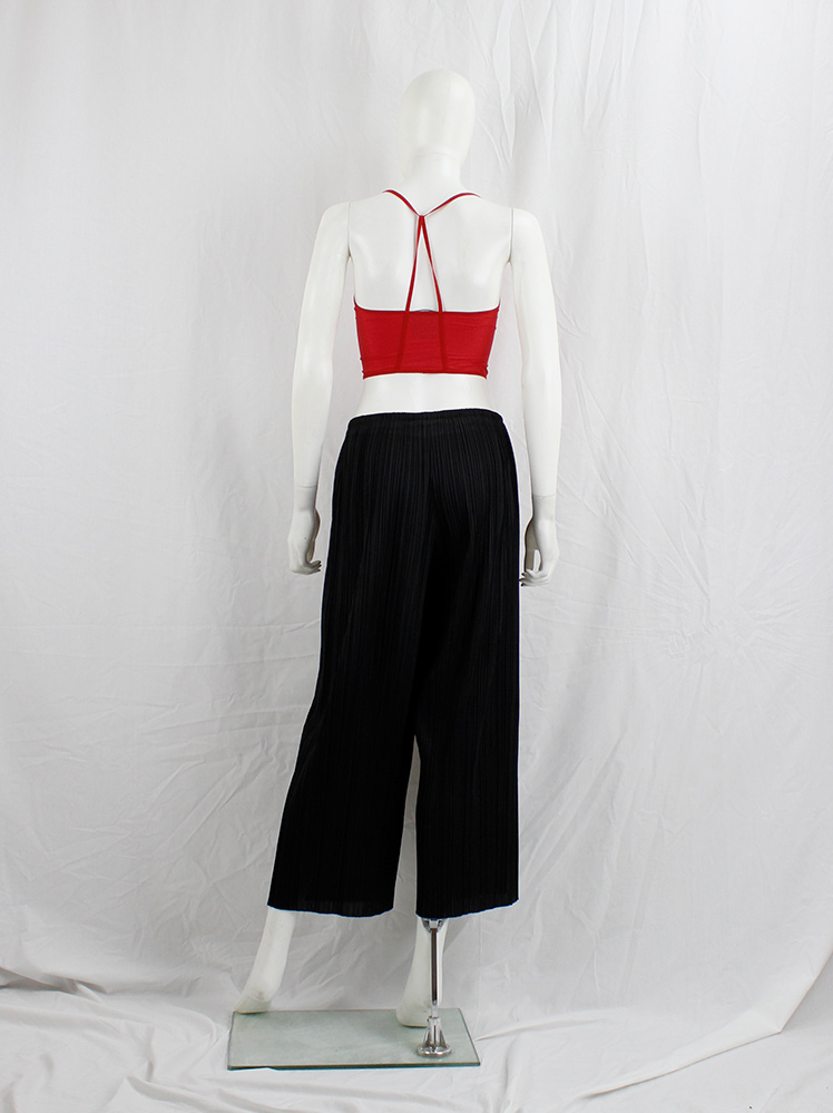 ボトムスその他 ANN DEMEULEMEESTER Women Pants 19021405P272039 Red Ann Demeulemeester & La Fille d'O red bralette top with
